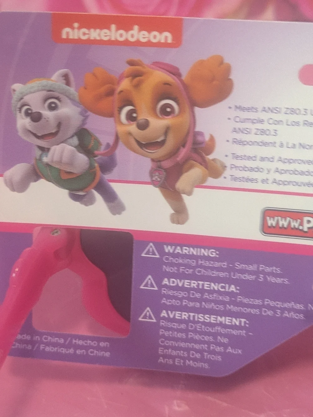 Nickelodeon PAW Patrol Pink Kids Sunglasses